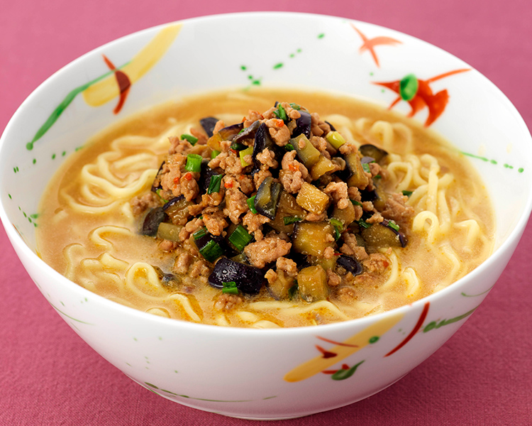 茄子の胡麻味噌担々麺