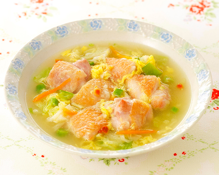 鶏肉の中華野菜スープ煮込み