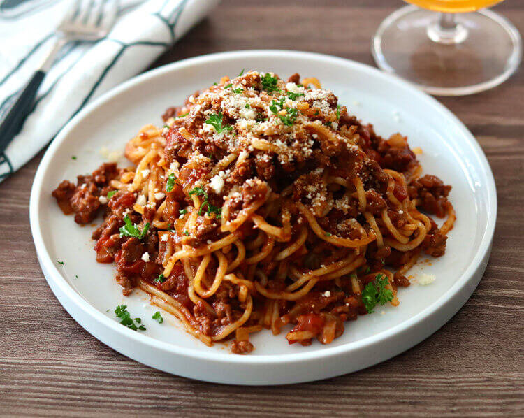 みんな大好き！フライパン1つ【焼そばボロネーゼ】