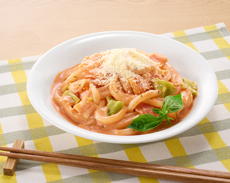 トマトクリームうどん