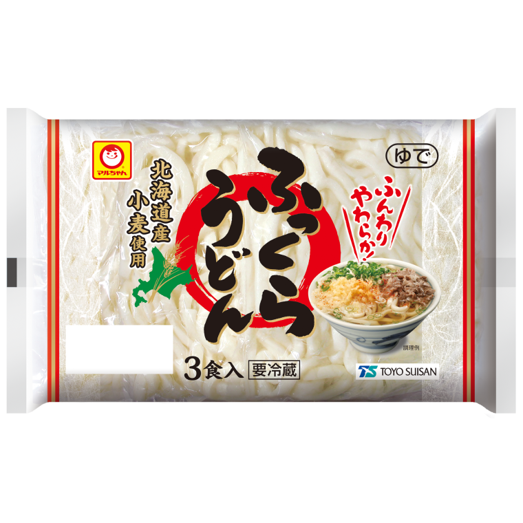 ふっくらうどん 3食入 | 商品情報 - 東洋水産株式会社