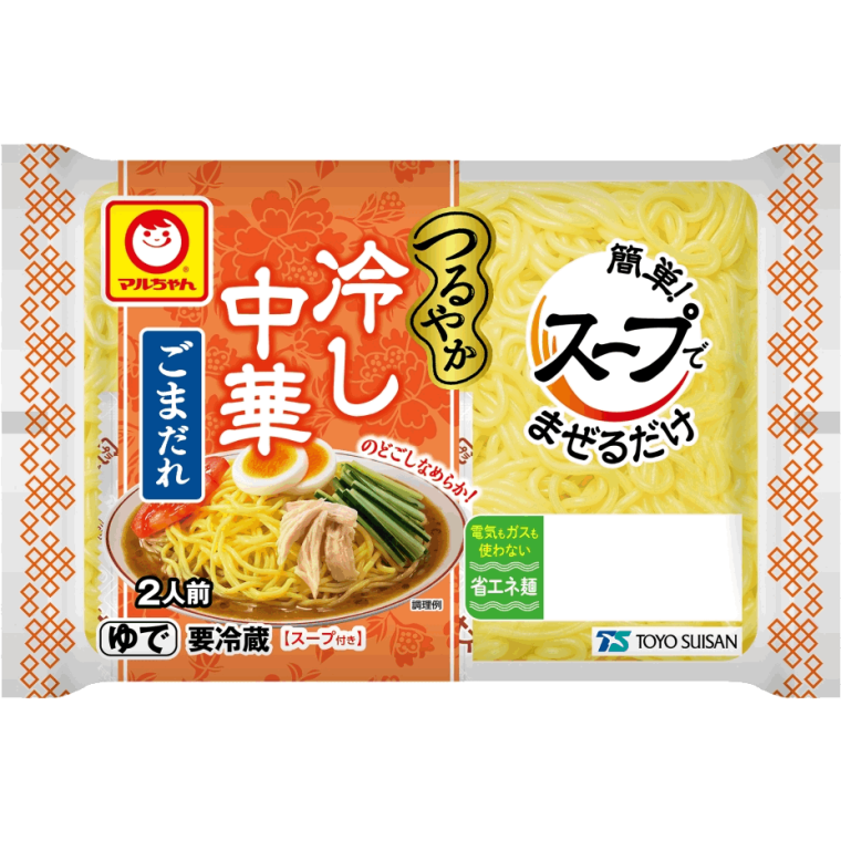 つるやか 冷し中華 ごまだれ 2人前 | 商品情報 - 東洋水産株式会社