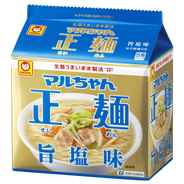 マルちゃん正麺 旨塩味 5食パック | 商品情報 - 東洋水産株式会社