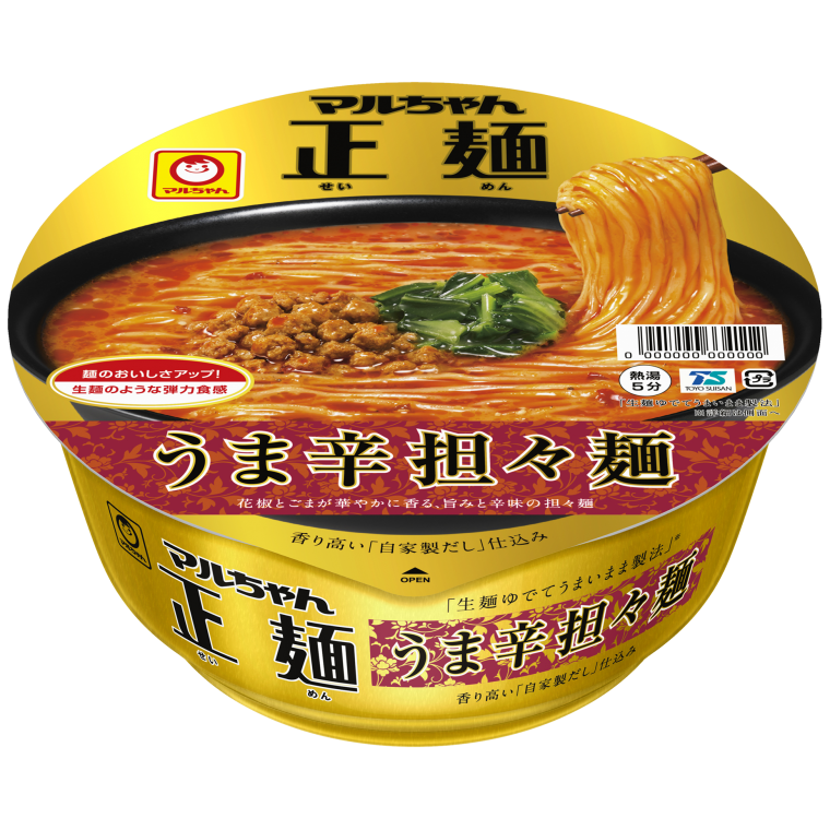 マルちゃん正麺 カップ うま辛担々麺 商品情報 東洋水産株式会社