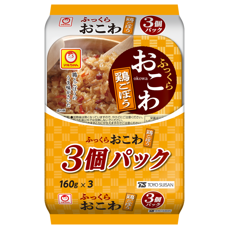 ふっくらおこわ 中華風 3個パック | 商品情報 - 東洋水産株式会社