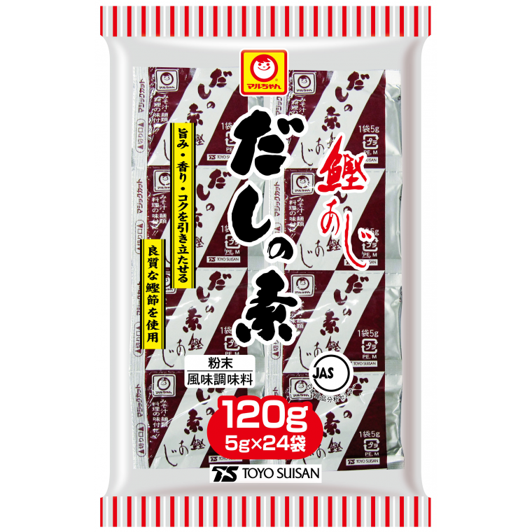だしの素鰹あじ 1g トレー入り 商品情報 東洋水産株式会社
