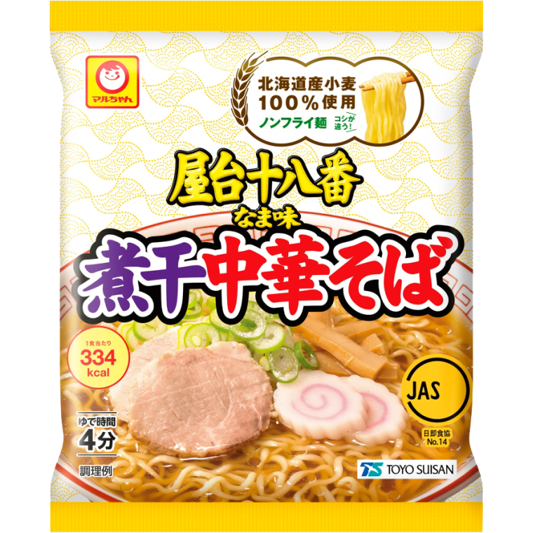 屋台十八番 なま味煮干中華そば 商品情報 東洋水産株式会社