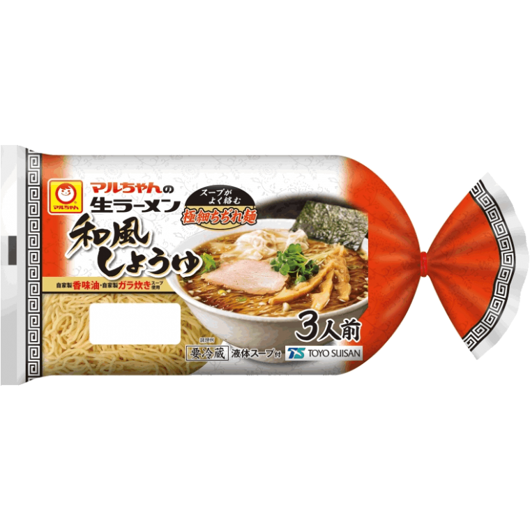 マルちゃんの生ラーメン 味噌 3人前 商品情報 東洋水産株式会社
